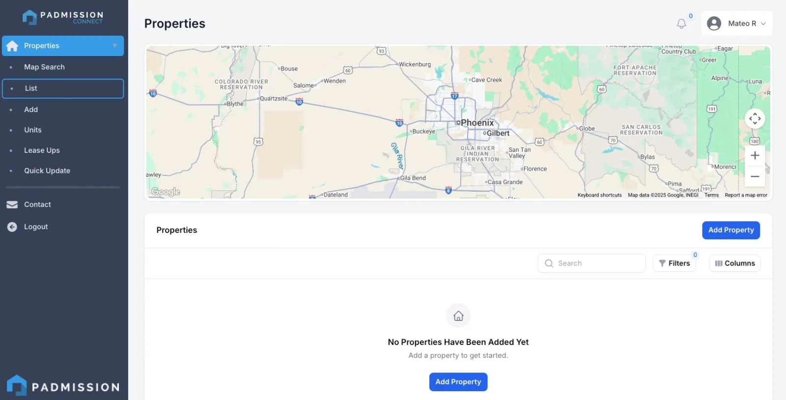 Padmission Connect for property managers