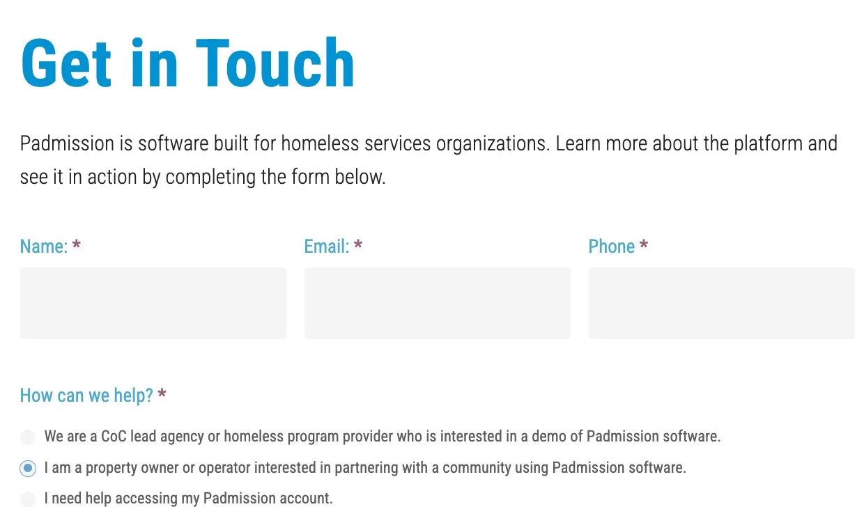 Get connected with Padmission communities